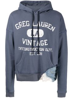 Greg Lauren худи с логотипом