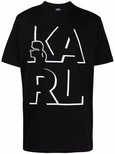 Karl Lagerfeld футболка с графичным принтом