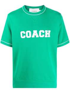 Coach футболка с логотипом