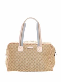 Gucci Pre-Owned дорожная сумка с узором GG и отделкой Web