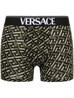 Versace трусы с принтом Greca Signature