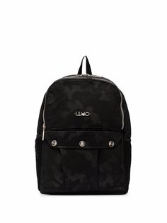 LIU JO рюкзак с камуфляжным принтом и логотипом