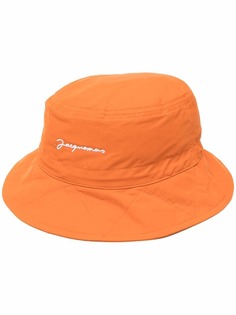 Jacquemus шляпа с вышитым логотипом