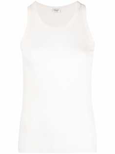 Saint Laurent топ с U-образным вырезом