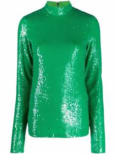 MSGM толстовка с пайетками