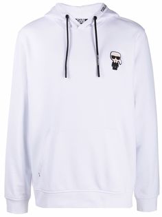 Karl Lagerfeld худи с логотипом Ikonik Karl