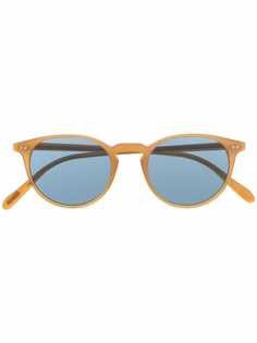 Oliver Peoples солнцезащитные очки в круглой оправе