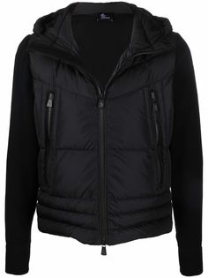 Moncler Grenoble куртка с капюшоном и нашивкой-логотипом