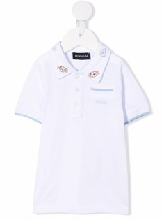 Monnalisa рубашка поло с вышивкой