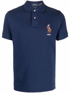 Polo Ralph Lauren рубашка поло с вышивкой