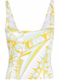 Emilio Pucci топ с принтом Bandierine