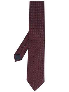 Ermenegildo Zegna шелковый галстук с графичным принтом