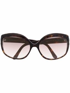 TOM FORD Eyewear солнцезащитные очки в круглой оправе черепаховой расцветки