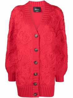 Blumarine длинный шерстяной кардиган