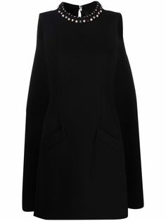 LANVIN короткое платье-трапеция с бусинами