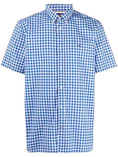 Tommy Hilfiger рубашка в клетку гингем с короткими рукавами