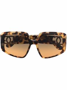 Dolce & Gabbana Eyewear солнцезащитные очки в оправе черепаховой расцветки