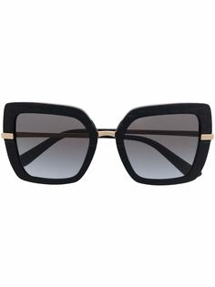 Dolce & Gabbana Eyewear солнцезащитные очки в квадратной оправе