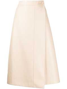 Proenza Schouler White Label юбка из искусственной кожи с запахом