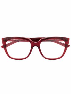 Balenciaga Eyewear очки в прозрачной оправе кошачий глаз