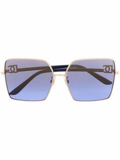Dolce & Gabbana Eyewear солнцезащитные очки в массивной оправе