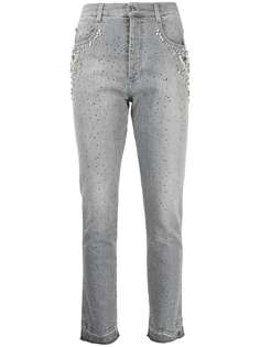 Ermanno Scervino джинсы кроя слим с кристаллами