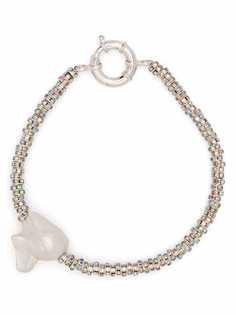 Pearl Octopuss. Y браслет на ногу Parisian с бусинами