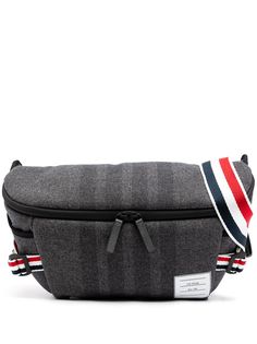 Thom Browne поясная сумка с полосками 4-Bar