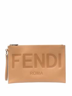 Fendi клатч с логотипом