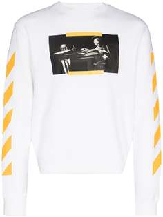 Off-White Caravaggio painting slim sweatshirt