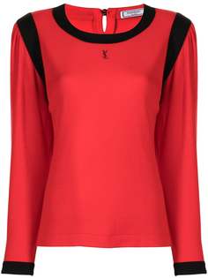 Yves Saint Laurent Pre-Owned топ 1990-х годов с длинными рукавами