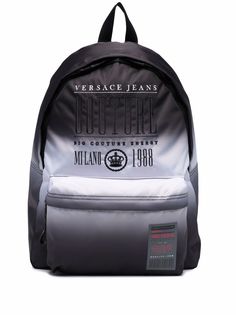 Versace Jeans Couture рюкзак на молнии с вышитым логотипом