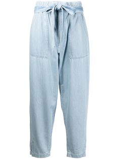 AG Jeans брюки Paperbag Renn с завышенной талией