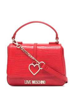 Love Moschino сумка-тоут с тиснением под крокодила