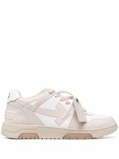 Off-White кроссовки с нашивкой-логотипом