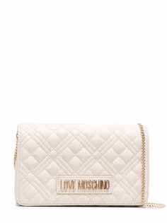 Love Moschino стеганая сумка через плечо с логотипом