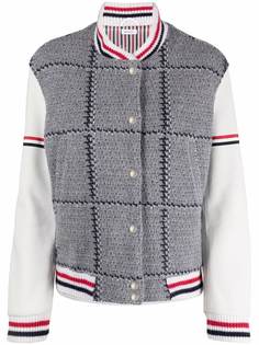 Thom Browne бомбер тонкой вязки