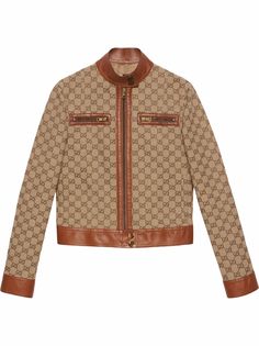 Gucci куртка из канваса с логотипом GG