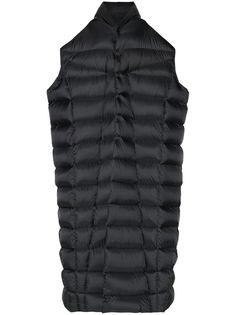 Rick Owens длинный пуховик Geth