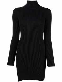 Olenich трикотажный топ в рубчик с высоким воротником