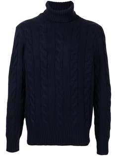 Polo Ralph Lauren джемпер фактурной вязки с высоким воротником