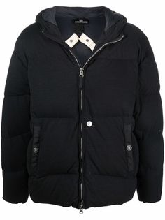 Stone Island Shadow Project пуховик с капюшоном