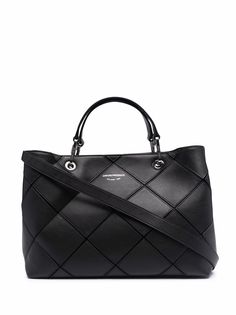 Emporio Armani сумка-тоут со вставками