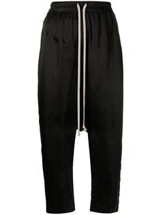 Rick Owens брюки с кулиской и низким шаговым швом