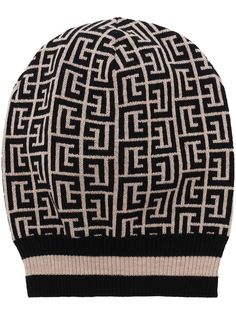 Balmain шапка бини с монограммой