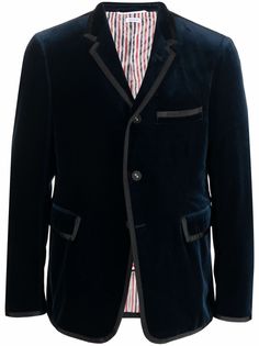 Thom Browne пиджак с контрастной отделкой