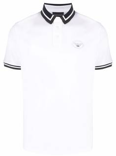Emporio Armani рубашка поло с нашивкой-логотипом