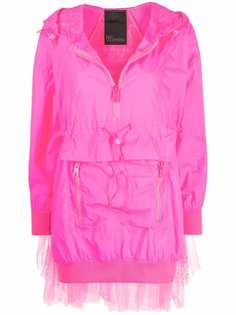 RED Valentino куртка с капюшоном и оборками