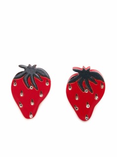 JW Anderson SMALL STRAWBERRY EARRINGS
