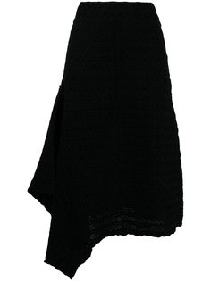 Jil Sander трикотажная юбка асимметричного кроя